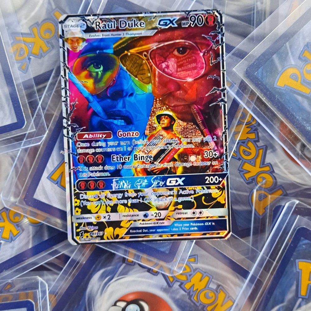 Hunter S. Thompson Pokemon Card - Fear And Loathing In Las Vegas